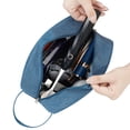 thumbnail image 3 of Travel Toiletry Bag Hanging Dopp Kit for Men, Makeup Bags for Women Traveling Shaving Bag for Toiletries Cosmetic Medicine Organizer, Navy Blue, 3 of 7