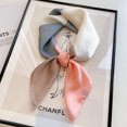 thumbnail image 4 of 2024 nuevo chal de seda cuadrado bufanda para mujer pañuelo para el cuello diadema femenina envoltura para el cabello estampado damas foulard moda hijab bandana, 4 of 5