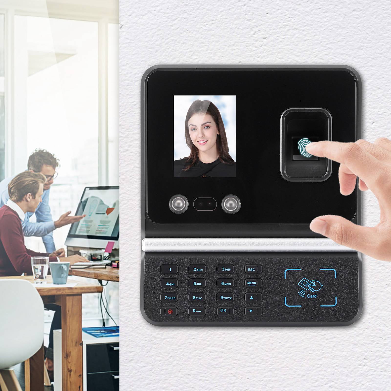 LHCER Access Control Time Clock, Face Recognition Time Attendance For