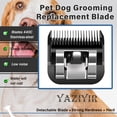 thumbnail image 2 of Cuchillas de aseo para perros YAZIYIR, paquete de 4, compatibles con Andis, Oster, 2 of 8