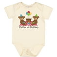 thumbnail image 3 of Inktastic Twins 1st Birthday Bears Boys or Girls Baby Bodysuit, 3 of 5