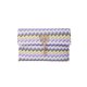 thumbnail image 1 of Bolso Embrague Paja Con Mano Punto Elegante para Mujeres Gran Capacidad () Púrpura, 1 of 9