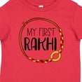 thumbnail image 4 of Inktastic My 1st Rakhi Bracelet, Raksha Bandhan Red and Gold Bracelet Boys or Girls Baby T-Shirt, 4 of 5