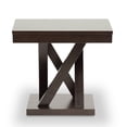 thumbnail image 2 of Allora Contemporary End Table in Cappuccino, 2 of 3