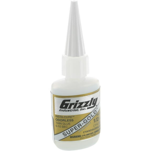 Super-Gold Thin Odorless CA Glue (1/2 oz.)