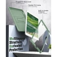 thumbnail image 3 of TEMOGU-Case Fit 2018/2017 iPad 9.7 6th/5th Generation - [Heavy Duty] Shockproof Full Body Rugged Hybrid Cover with Built-in Screen Protector Compatible with Apple iPad 9.7 Inch 2018/2017, Green, 3 of 4
