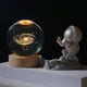 thumbnail image 3 of Fiudx Cristal de Astronauta Luminoso, Diseño de Planeta Galáctico, Base de Luz Nocturna Rgb, Alimentación Usb, Elegante Decoración para El Hogar, Lámpara de Escritorio Multiusos, Regalo Perfecto, Cri, 3 of 7