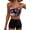 Black Floral, variant on Swimsuits for Women High Waisted Bikini Full Coverage Set Swim Shorts Sporty 2 Piece Drawstring Bathing Suit Beachwear
