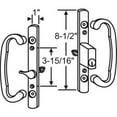 thumbnail image 4 of 8.5" Legacy Sliding Patio Glass Door OffSet Handle Set with Keys - Sash Controls 2265 Keyed Lock - Mortise Type, Fits 3-15/16" Screw Hole Spacing + 1-1/4" to 2-1/4" Door Thickness, 4 of 7