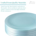 thumbnail image 3 of DISPOSABLE PLASTIC DESSERT PLATES | Opulence Mint | 20 pc - 7.5, 3 of 6