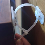 Anti-Tip Furniture Wall Anchor Straps(6 Pack), Wall Anchors Straps Kit for Bookshelf or Dresser,Adjustable Safety Furniture Wall Straps for Baby,Kids,Child,Dogs,Cabinet, Bed,Shelf,etc.(White) C25