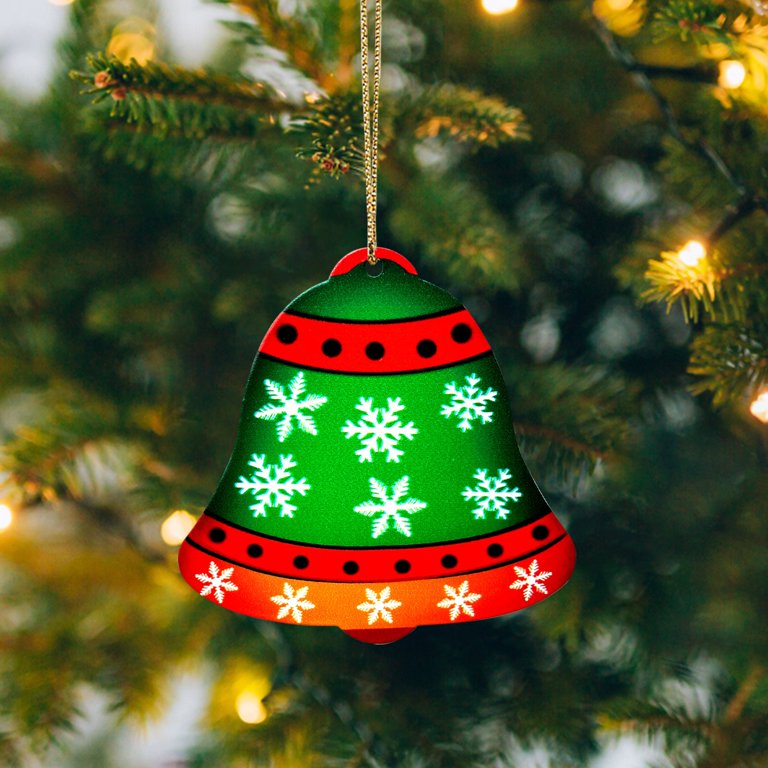 Custom Floating Christmas plastic Ornaments Christmas tree
