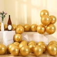 thumbnail image 4 of Juego de globos dorados gruesos de 100 piezas, para decoración de fiesta de cumpleaños Afortunado Sencillez, 4 of 5