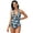 3#camouflage, variant on Women's One Piece Swimsuit Strappy Backless Bathing Suit Cut Out Lined Scoop Neck Adjustable Straps Swimwear