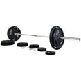 BalanceFrom Cast Iron Olympic Weight Including 7FT Olympic Barbell and