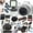 White, variant on Canon EOS R50 Mirrorless Camera with 18-45mm Lens + 128GB Memory, Wireless Lavalier Microphones, Lenses, Filters, Case, Tripod, Flash, Software, and More (Content Creator Bundle) (White)