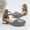w-413Grey147, variant on Hifoo Girls Sandals Open Toe Patchwork Girls Stylish High Heels For Daily Wear Weddings Birthday Parties And School Events Leisure Kids Footwear Shoes