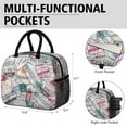 thumbnail image 6 of Reusable Travel Lnsulated Lunch Bag for Women & Men-Leakproof Water-Resistant Cooler Tote,Large Capacity(10.6x8.7x6.3in)for Work,Office,Travel,Picnic,Beach., 6 of 7