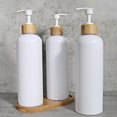 thumbnail image 2 of 500ml Soap Dispenser Empty Refillable Plastic Pump Press Shampoo Dispenser Bottle Makeup Accessories, 2 of 5
