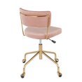 thumbnail image 3 of Chaise de bureau glamour Tania de LumiSource, 3 of 8