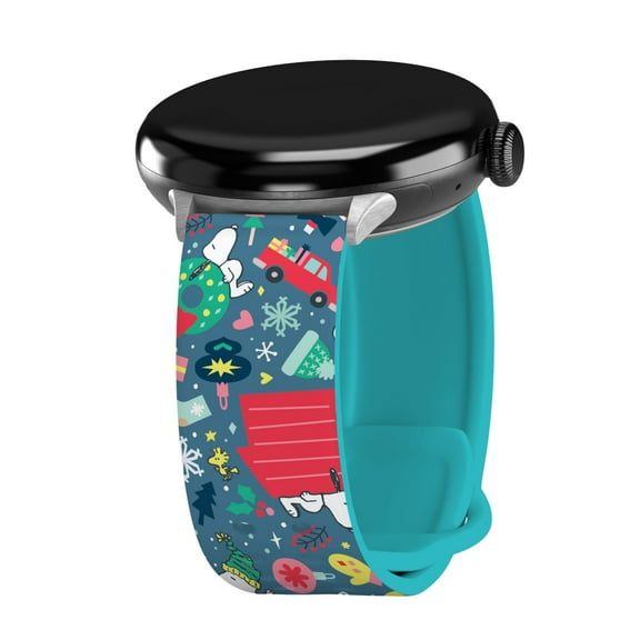 Peanuts Christmas HD Watch Band for Google Pixel Watch 20mm (Long Holiday Happiness)