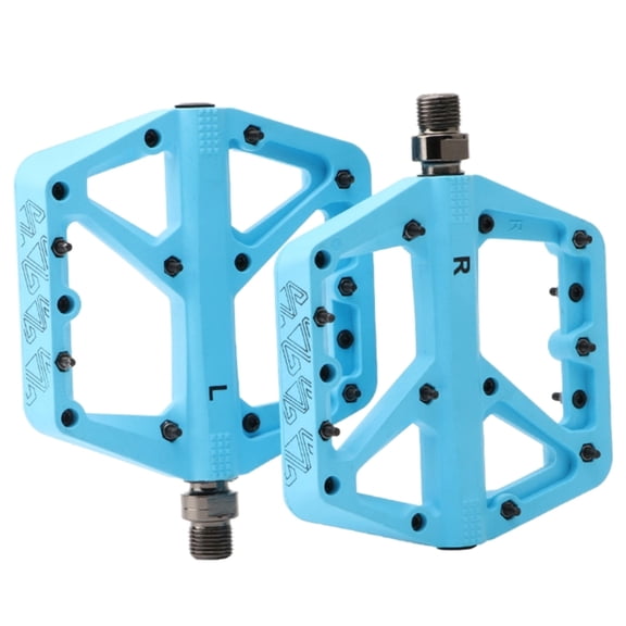 Bicycles Pedals Nonslip Wide Platform Bikes Flat Pedals 9/16Inch Thread Sealed Bearing Dustproof Mountain Bikes Pedals