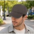 thumbnail image 4 of Washed Cotton Baseball Cap, Low Profile Adjustable Dad Hat for Casual Wear, TIKA, 4 of 7