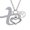 X, variant on Large Gelato Script Initial - A - Courage Strength Wisdom Heart & Runner Zoe Necklace