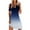Blue, variant on Off The Shoulder Dresses for Women Casual Slimming Draw Back Printed Short Sleeves Dress Purple