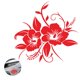 thumbnail image 3 of Sidaley Etiqueta engomada del patrón de flores Vivid Car-Window Paster Modificación única Paster Etiqueta engomada universal del vehículo para la Vehículos, repuestos y accesorios Mis Numero 3 Sidaley VI009246-03, 3 of 6