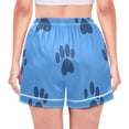 thumbnail image 3 of joogoo Women's Pajama Lounge Shorts Dog Footprint Bottoms Sleep Short XXL, 3 of 7