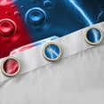 thumbnail image 4 of Homewish Blue Red Gamepad Blackout Curtains Set of 2 (52x84 Each) for Boys, Futuristic Game Console Window Curtains, Nature Lightning Curtains and Drapes, Blackout Curtains Room Decor, 4 of 6