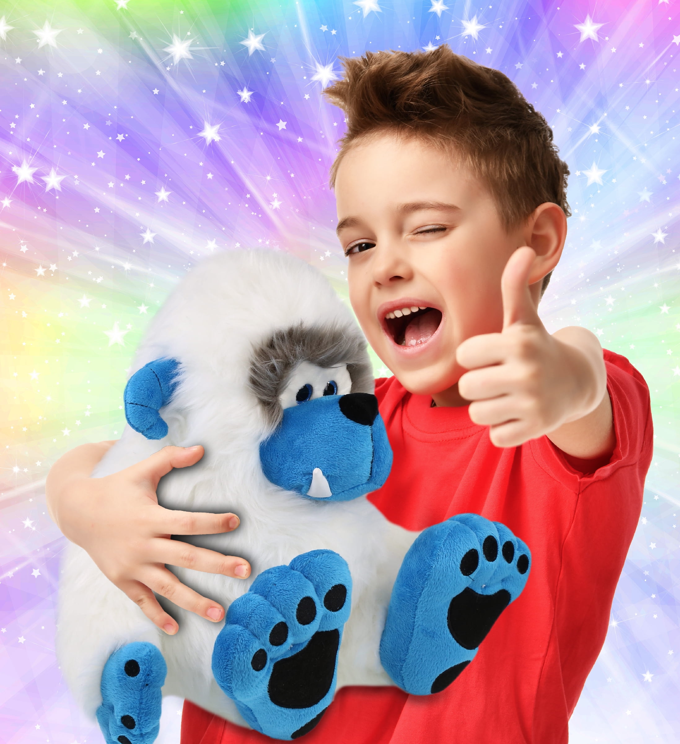 DolliBu Yeti Super Soft Stuffed Animal, Cute Realistic Ape-Like Stuffed Animals for Girls, Boys, Cute Adults Animal Gifts, Kids Nursery Decor for Newborn, Cuddly Soft Baby Plush Toys - 12 Inches