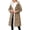 Khaki, variant on Aayomet Trench Coats For Women Womens Winter Wool Blend Shacket Coat Open Front Casual Pea Coat Jackets With Belt,Khaki XXL