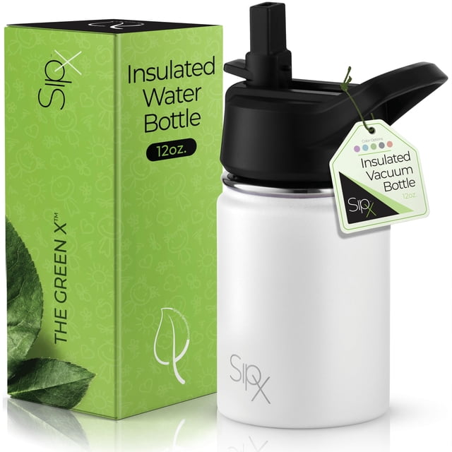 Botella de agua SIPX 355 ml de acero inoxidable aislada y a prueba de fugas