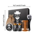 thumbnail image 2 of Beard Growth Kit Set with Beard Oil Roller & Comb for Thicker Healthier Facial Hair 60ml, 2 of 6