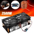 thumbnail image 1 of 1800W/2500W ZVS Chauffage par Induction Machine de Chauffage par Induction Module PCB Pilote Flyback Chauffage Ventilateur de Refroidissement Interface+ Bobine 2500W, 1 of 5