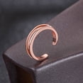 thumbnail image 1 of RUNROTOO 3Ud Anillo De Joyería Dorado En Cobre Para Pie Con Tacto Cómodo Y Sofisticado, 1 of 7