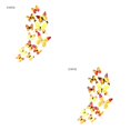 thumbnail image 1 of facefd 1/2/3/5 TureClos 12pcs Wall Stickers PVC Simulation Insect Wall Decals Waterproof Wallpapers for Home Decoration Yellow 2PCS, 1 of 6
