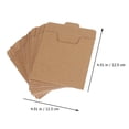 thumbnail image 3 of Shisuyan Cd Cases Light Brown 25Pcs 4.9X4.9X0.08In, 3 of 8