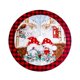 thumbnail image 3 of Navidad Santa Claus Delantal Árbol de Navidad Falda Fiesta Decoración Interior, Delantal Feliz Sencillez, 3 of 5