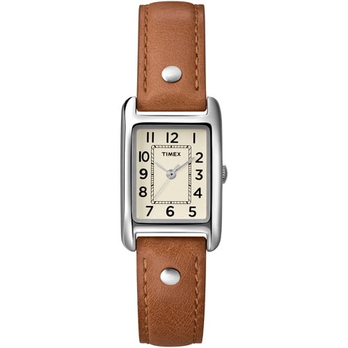 Timex Women's Bristol Park Watch, Honey Brown Leather Strap by Timex