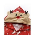 thumbnail image 6 of Babibeauty Christmas Family Matching Hoodie Pajamas Reindeer Romper Jumpsuit Zipper Pjs for Adult Kids Baby, 6 of 7
