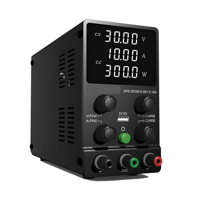 Alimentation CC Réglable 30V 10A 60V5A Alimentation de Banc de Laboratoire Alimentation Stabilisée de Laboratoire Interrupteur Régulateur de Tension, Facile à Utiliser