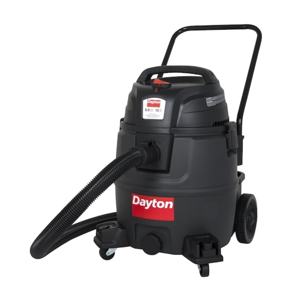 Dayton Wet/Dry Vacuum,12 gal,1,200 W 61HV89
