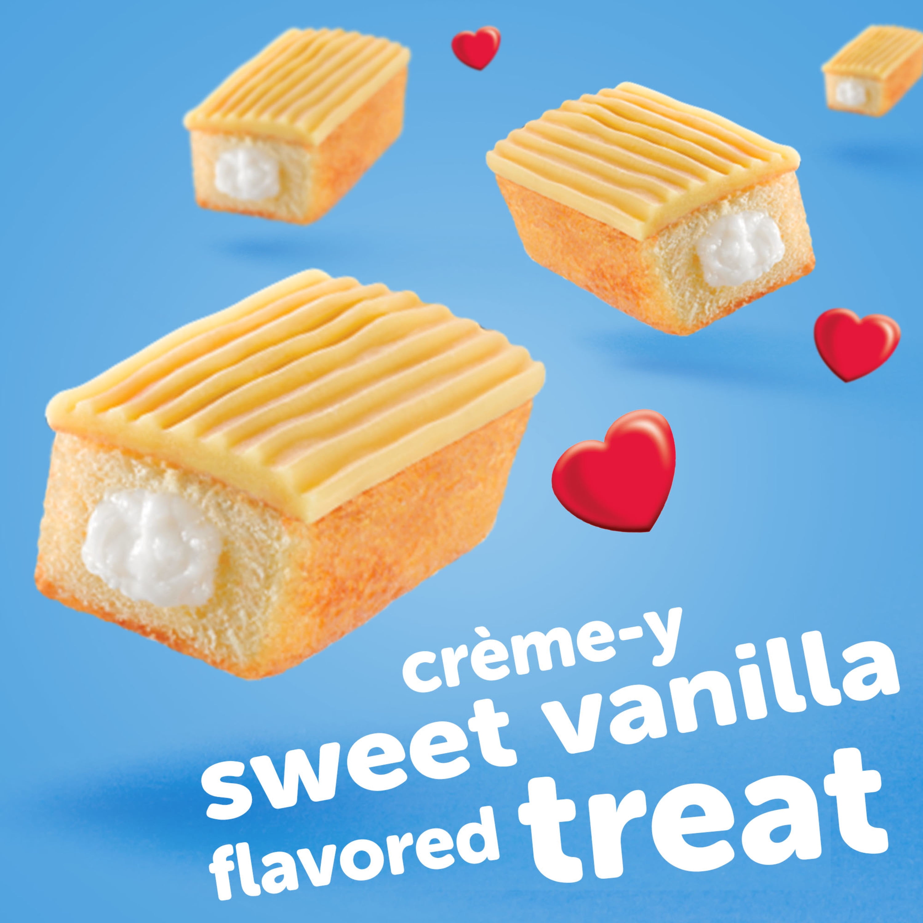 HOSTESS Iced Vanilla ZINGERS, Iced Vanilla Cakes - 12.70 oz, 10 Count (3 Pack) Free Gift from Winrock Store