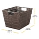 Cesto Portatutto Whitmor Rattique 6500-1715 - Metallo Marrone, 33x38x24 Cm - 3