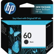 HP 60 (CC640WN) Original Ink Cartridge Inkjet - 200 Pages - Black - 1 Each