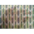 thumbnail image 3 of oneOone Coton Soie Tissu Imprimé à Rayures Style Ikat par la Cour 42 Pouces de Large, 3 of 3