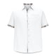 thumbnail image 5 of Camisas de playa EQWLJWE para hombre, informales, sin arrugas, de color liso, de manga corta, con botones, elásticas, para citas y bodas., 5 of 5